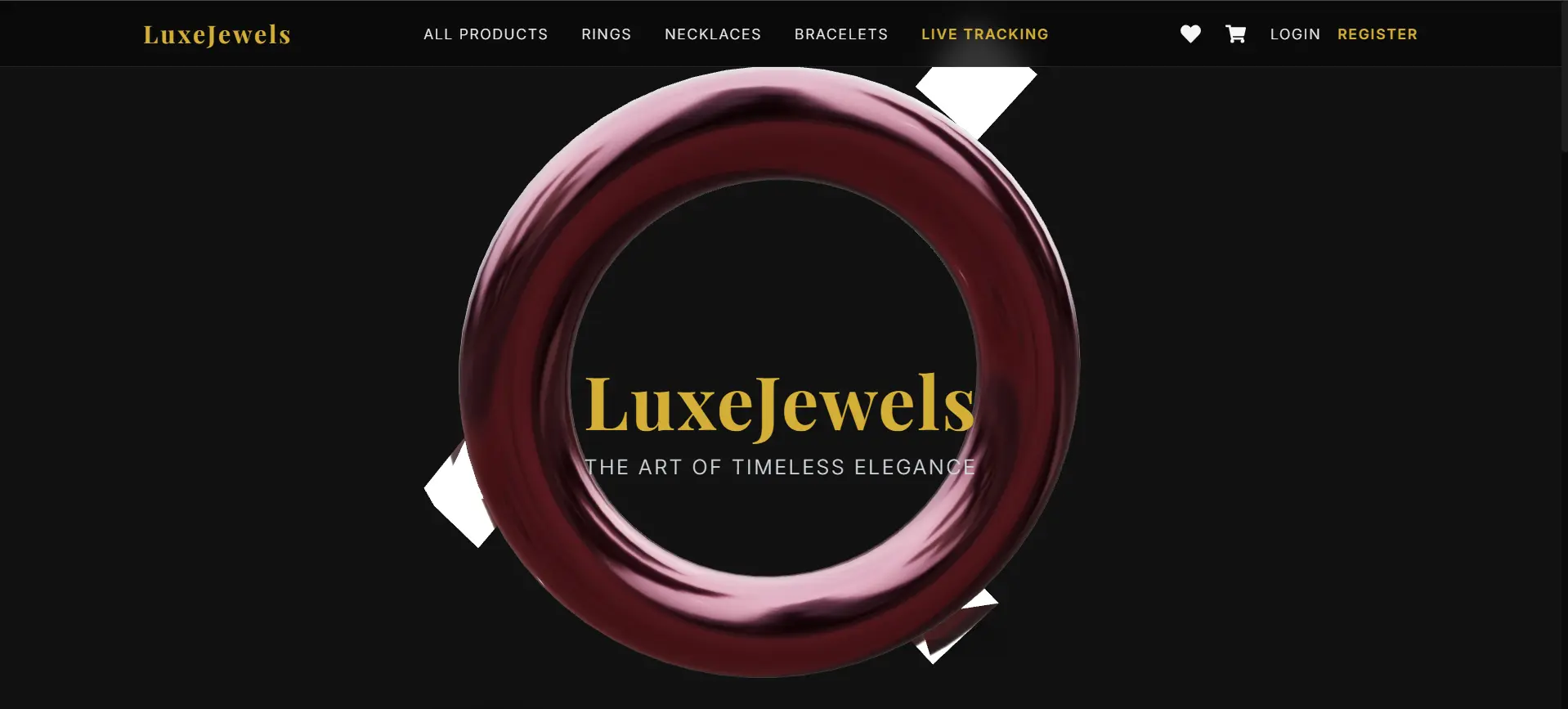 LuxeJewels | Luxury Jewelry E-Commerce Platform — project screenshot